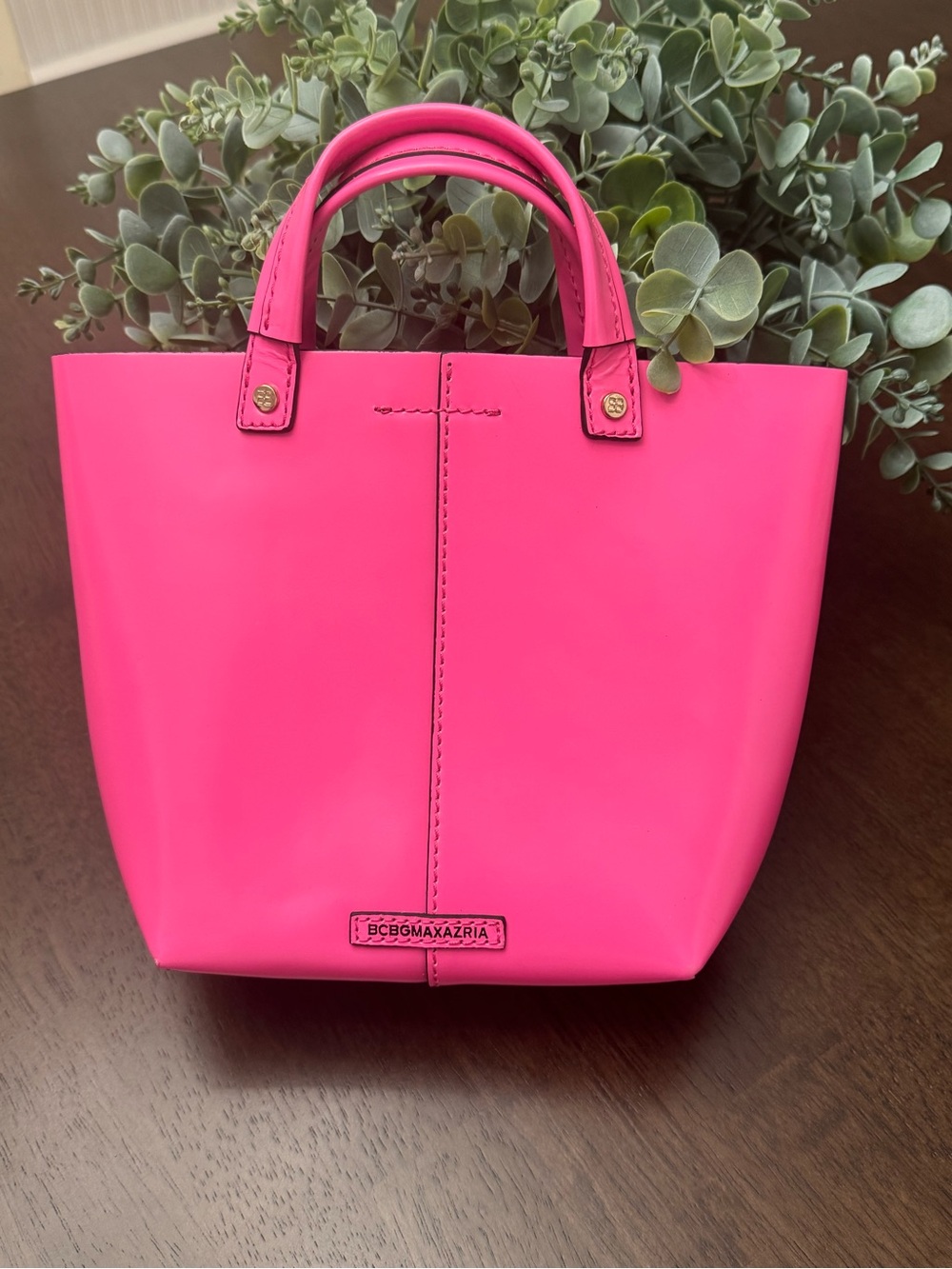 BCBGMaxAzria Hot Pink Sienna Mini Tote